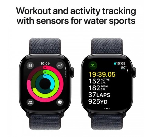 Смарт-годинник Apple Watch Series 10 GPS 42mm Jet Black Aluminium Case with Ink Sport Loop (MWWG3QH/A) Смарт-годинник Apple Watch Series 10 GPS 42mm Jet Black Aluminium Case with Ink Sport Loop (MWWG3QH/A)