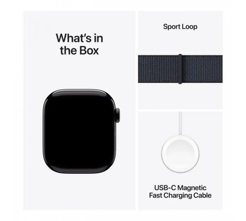 Смарт-годинник Apple Watch Series 10 GPS 42mm Jet Black Aluminium Case with Ink Sport Loop (MWWG3QH/A) Смарт-годинник Apple Watch Series 10 GPS 42mm Jet Black Aluminium Case with Ink Sport Loop (MWWG3QH/A)