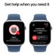 Смарт-годинник Apple Watch Series 10 GPS 46mm Silver Aluminium Case with Denim Sport Band - M/L (MWWM3QH/A)