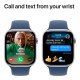 Смарт-годинник Apple Watch Series 10 GPS 46mm Silver Aluminium Case with Denim Sport Band - M/L (MWWM3QH/A)