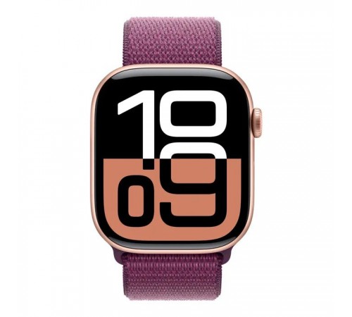 Смарт-годинник Apple Watch Series 10 GPS 46mm Rose Gold Aluminium Case with Plum Sport Loop (MWWV3QH/A) Смарт-годинник Apple Watch Series 10 GPS 46mm Rose Gold Aluminium Case with Plum Sport Loop (MWWV3QH/A)