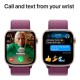 Смарт-годинник Apple Watch Series 10 GPS 46mm Rose Gold Aluminium Case with Plum Sport Loop (MWWV3QH/A)