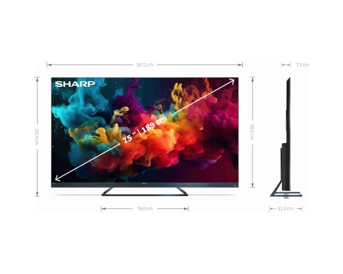 Телевизор Sharp 75FQ5EG (4T-C75FQ5EM2AG) Телевизор Sharp 75FQ5EG (4T-C75FQ5EM2AG)