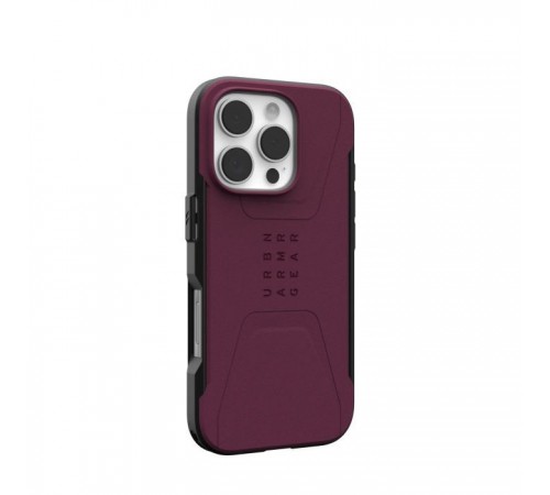 Чохол до мобільного телефона UAG iPhone 16 Pro Civilian Magsafe Bordeaux (114444119049) Чохол до мобільного телефона UAG iPhone 16 Pro Civilian Magsafe Bordeaux (114444119049)