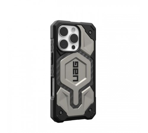 Чехол для мобильного телефона UAG iPhone 16 Pro Monarch Pro Magsafe Titanium (114456113636) Чехол для мобильного телефона UAG iPhone 16 Pro Monarch Pro Magsafe Titanium (114456113636)