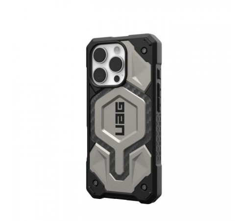 Чехол для мобильного телефона UAG iPhone 16 Pro Monarch Pro Magsafe Titanium (114456113636) Чехол для мобильного телефона UAG iPhone 16 Pro Monarch Pro Magsafe Titanium (114456113636)