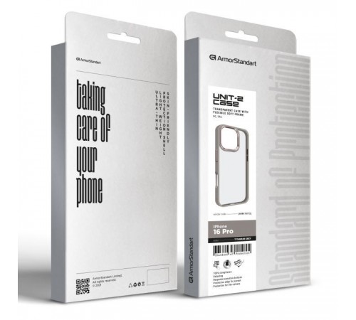 Чохол до мобільного телефона Armorstandart UNIT2 Apple iPhone 16 Pro Titanium Grey (ARM78772)