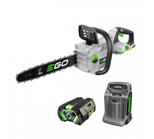 Ланцюгова пила EGO CS1614E KIT, 56В, шина 40см, 56лан, 3/8P, 1,1мм, акум. 5Ah + ЗП (0140042003) Ланцюгова пила EGO CS1614E KIT, 56В, шина 40см, 56лан, 3/8P, 1,1мм, акум. 5Ah + ЗП (0140042003)