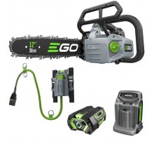 Цепная пила EGO CSX3002 KIT, 56В, шина 30см, 45лан, 3/8P, 1,1мм, акум 4Ah + ЗП (0140014003)