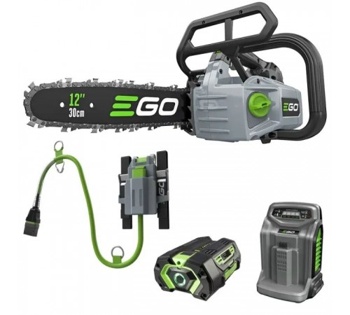 Ланцюгова пила EGO CSX3002 KIT, 56В, шина 30см, 45лан, 3/8P, 1,1мм, акум. 4Ah + ЗП (0140014003) Ланцюгова пила EGO CSX3002 KIT, 56В, шина 30см, 45лан, 3/8P, 1,1мм, акум. 4Ah + ЗП (0140014003)