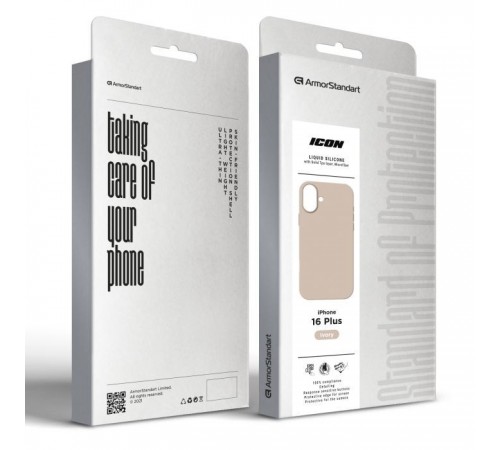 Чохол до мобільного телефона Armorstandart ICON2 Case Apple iPhone 16 Plus Ivory (ARM79630) Чохол до мобільного телефона Armorstandart ICON2 Case Apple iPhone 16 Plus Ivory (ARM79630)