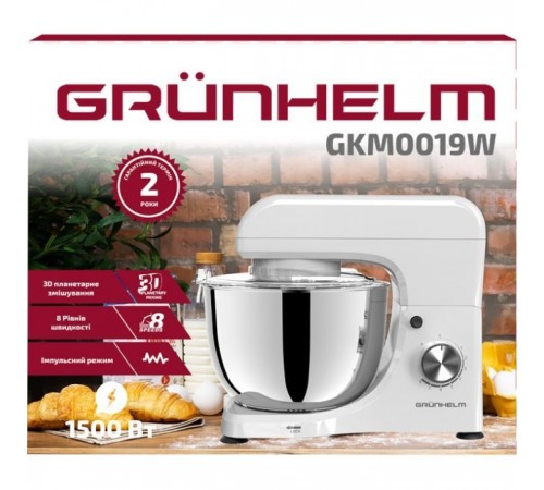 Кухонный комбайн Grunhelm GKM0019W Кухонный комбайн Grunhelm GKM0019W