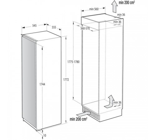 Морозильная камера Gorenje FNI518EA1 Морозильная камера Gorenje FNI518EA1