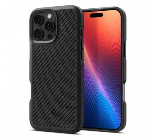 Чохол до мобільного телефона Spigen iPhone 16 Pro Core Armor Matte Black (ACS08157) Чохол до мобільного телефона Spigen iPhone 16 Pro Core Armor Matte Black (ACS08157)