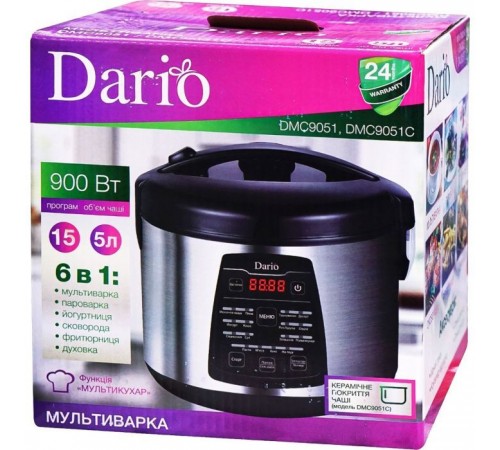 Мультиварка Dario DMC9051C Мультиварка Dario DMC9051C