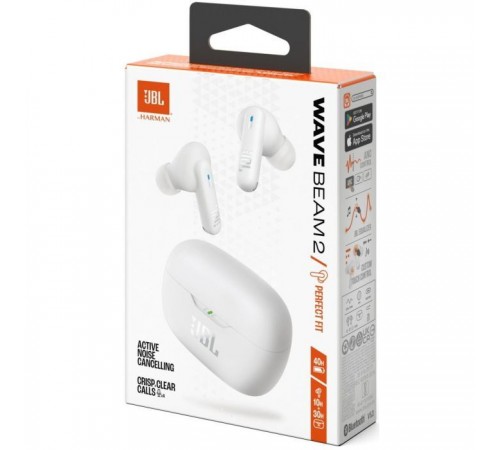 Наушники JBL Wave Beam 2 White (JBLWBEAM2WHT) Наушники JBL Wave Beam 2 White (JBLWBEAM2WHT)