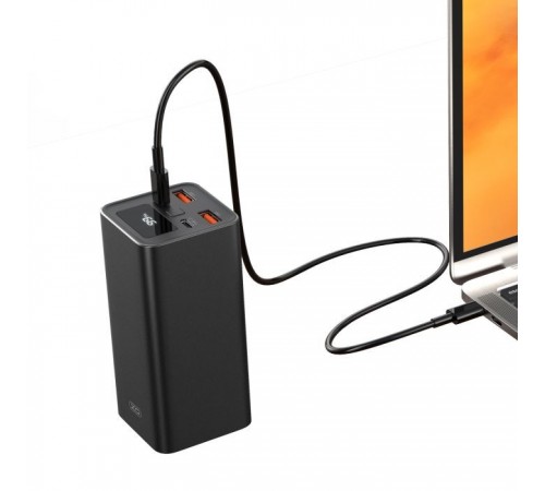 Батарея универсальная XO 20000mAh, PD/65W для ноутбука, QC/22.5W, black (PB97_Black) Батарея универсальная XO 20000mAh, PD/65W для ноутбука, QC/22.5W, black (PB97_Black)