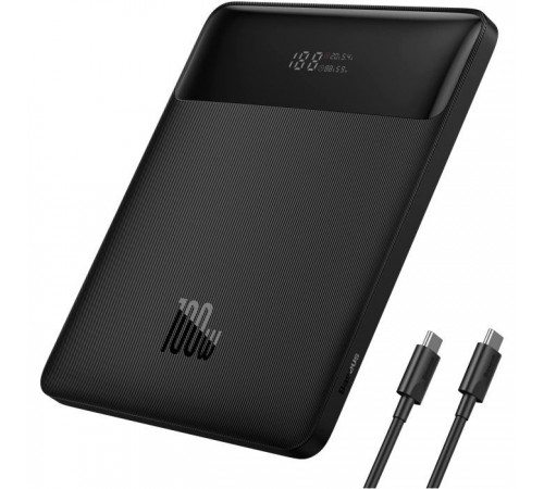 Батарея универсальная Baseus Blade Digital Display 20000mAh PD/100W, Black (PPDGL-01, PPBLD100-S) (PPBL000201) Батарея универсальная Baseus Blade Digital Display 20000mAh PD/100W, Black (PPDGL-01, PPBLD100-S) (PPBL000201)