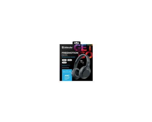 Наушники Defender FreeMotion B695 Bluetooth ANC Black (63695) Наушники Defender FreeMotion B695 Bluetooth ANC Black (63695)