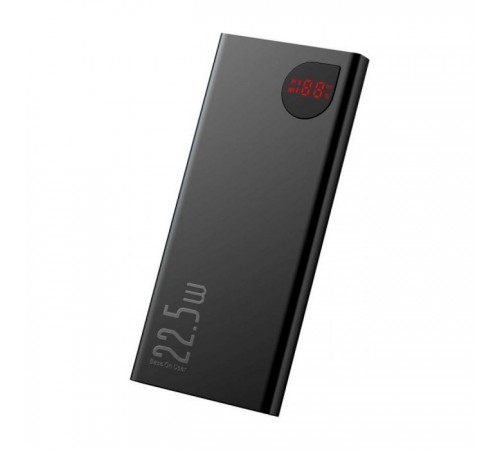 Батарея универсальная Baseus Adaman 10000mAh, PD QC/3.0/22,5W, black (PPAD070001) Батарея универсальная Baseus Adaman 10000mAh, PD QC/3.0/22,5W, black (PPAD070001)