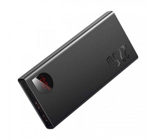 Батарея универсальная Baseus Adaman 10000mAh, PD QC/3.0/22,5W, black (PPAD070001) Батарея универсальная Baseus Adaman 10000mAh, PD QC/3.0/22,5W, black (PPAD070001)