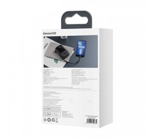 Батарея универсальная Baseus Qpow 20000mAh 20W, PD/3.0, QC/3.0, built-in lightning, black (PPQD060201) Батарея универсальная Baseus Qpow 20000mAh 20W, PD/3.0, QC/3.0, built-in lightning, black (PPQD060201)