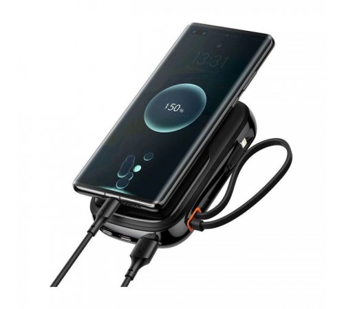 Батарея универсальная Baseus Qpow 20000mAh 20W, PD/3.0, QC/3.0, built-in lightning, black (PPQD060201) Батарея универсальная Baseus Qpow 20000mAh 20W, PD/3.0, QC/3.0, built-in lightning, black (PPQD060201)