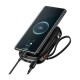 Батарея универсальная Baseus Qpow 20000mAh 20W, PD/3.0, QC/3.0, built-in lightning, black (PPQD060201)