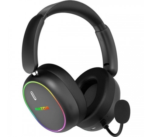 Наушники Hator Phoenix 2 Wireless Hi-Res SyncHUB connection Black (ESH40) Наушники Hator Phoenix 2 Wireless Hi-Res SyncHUB connection Black (ESH40)