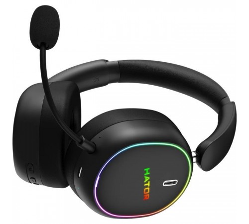 Наушники Hator Phoenix 2 Wireless Hi-Res SyncHUB connection Black (ESH40) Наушники Hator Phoenix 2 Wireless Hi-Res SyncHUB connection Black (ESH40)