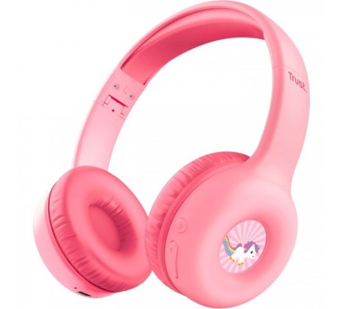Навушники Trust Nouna Kids Wireless Pink (25274) Навушники Trust Nouna Kids Wireless Pink (25274)