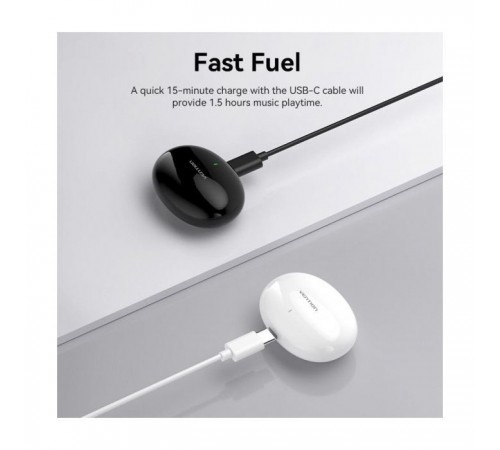 Навушники Vention Elf Earbuds E01 Black (NBFB0) Навушники Vention Elf Earbuds E01 Black (NBFB0)