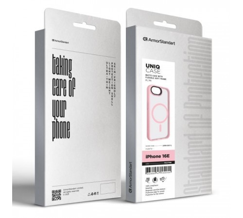 Чохол до мобільного телефона Armorstandart Uniq MagSafe Apple iPhone 16e Pale Pink (ARM83871) Чохол до мобільного телефона Armorstandart Uniq MagSafe Apple iPhone 16e Pale Pink (ARM83871)