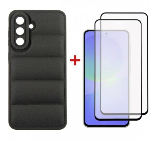 Чохол до мобільного телефона Dengos Kit Samsung Galaxy A36 Soft + 2 pcs glass (Black) (DG-CTG2P-13) Чохол до мобільного телефона Dengos Kit Samsung Galaxy A36 Soft + 2 pcs glass (Black) (DG-CTG2P-13)