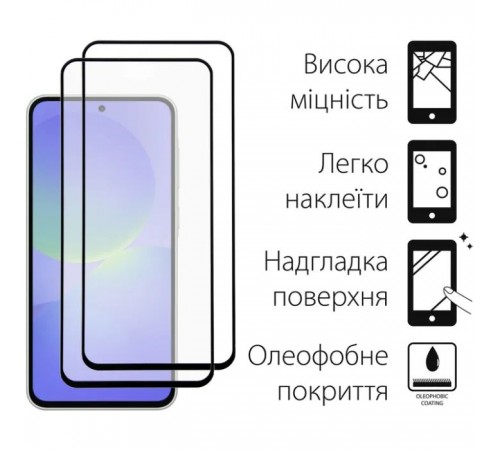 Чохол до мобільного телефона Dengos Kit Samsung Galaxy A36 Soft + 2 pcs glass (Black) (DG-CTG2P-13) Чохол до мобільного телефона Dengos Kit Samsung Galaxy A36 Soft + 2 pcs glass (Black) (DG-CTG2P-13)