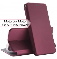 Чохол до мобільного телефона BeCover Exclusive Motorola Moto G15 / G15 Power Red Wine (713515)