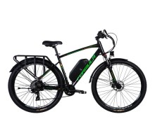 Электровелосипед Formula 28" eCURSOR MAN DD рама-20" 48B 12,5А*ч 500Вт черно-зеленый 2025 (ELB-FR-28-020)