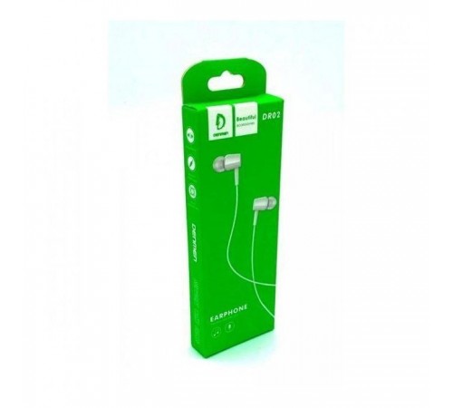 Наушники Denmen DR02 3.5mm White (DE-DR02-WH) Наушники Denmen DR02 3.5mm White (DE-DR02-WH)