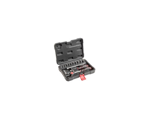 Набір інструментів Top Tools торцевих гайкових ключів 1/4”, 15 од. (38D525) Набір інструментів Top Tools торцевих гайкових ключів 1/4”, 15 од. (38D525)