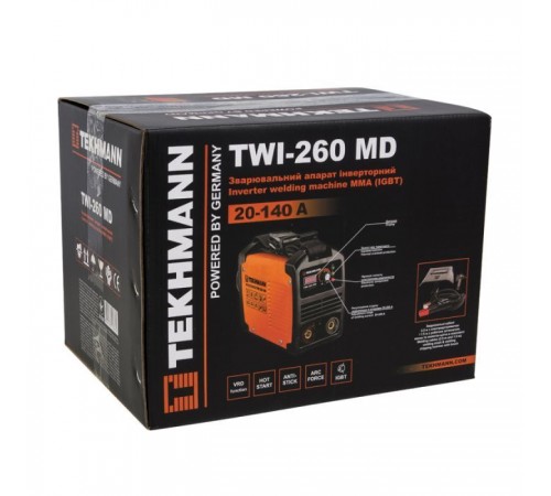Сварочный аппарат Tekhmann TWI-260 MD (847856) Сварочный аппарат Tekhmann TWI-260 MD (847856)