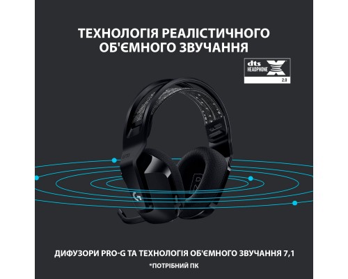 Наушники Logitech G733 Lightspeed Wireless RGB Gaming Headset Black (981-000864) Наушники Logitech G733 Lightspeed Wireless RGB Gaming Headset Black (981-000864)