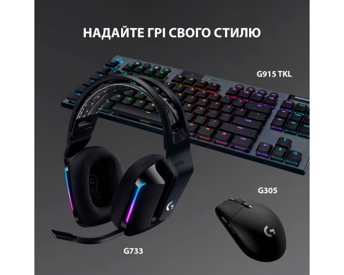 Наушники Logitech G733 Lightspeed Wireless RGB Gaming Headset Black (981-000864) Наушники Logitech G733 Lightspeed Wireless RGB Gaming Headset Black (981-000864)
