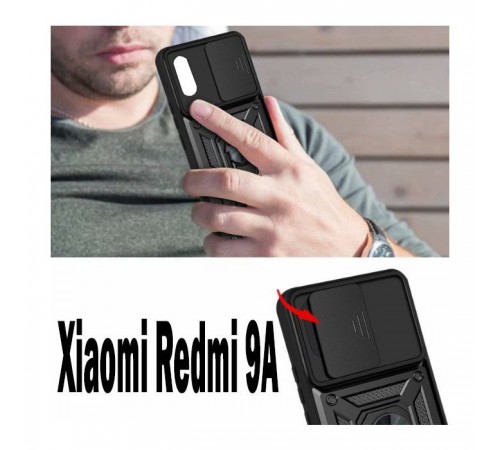 Чохол до мобільного телефона BeCover Military Xiaomi Redmi 9A Black (705574) Чохол до мобільного телефона BeCover Military Xiaomi Redmi 9A Black (705574)