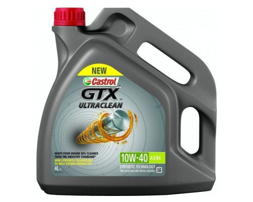 Моторное масло Castrol GTX 10W-40 4л (CS 10W40 GTX A3B4 4L) Моторное масло Castrol GTX 10W-40 4л (CS 10W40 GTX A3B4 4L)