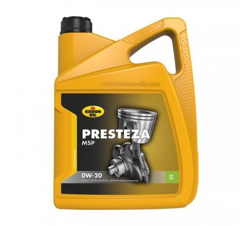 Моторна олива Kroon-Oil Presteza MSP 0W-20 5л (KL 36497) Моторна олива Kroon-Oil Presteza MSP 0W-20 5л (KL 36497)