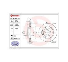 Гальмівний диск Brembo 09.A197.11