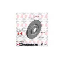 Тормозной диск ZIMMERMANN 100.1240.52