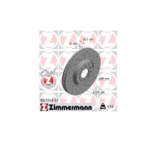 Тормозной диск ZIMMERMANN 100.1249.52