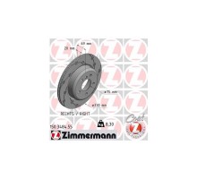 Тормозной диск ZIMMERMANN 150.3484.55