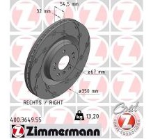 Тормозной диск ZIMMERMANN 400.3649.55